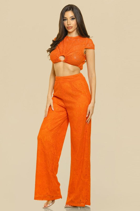 TOP AND LONG PANT SET