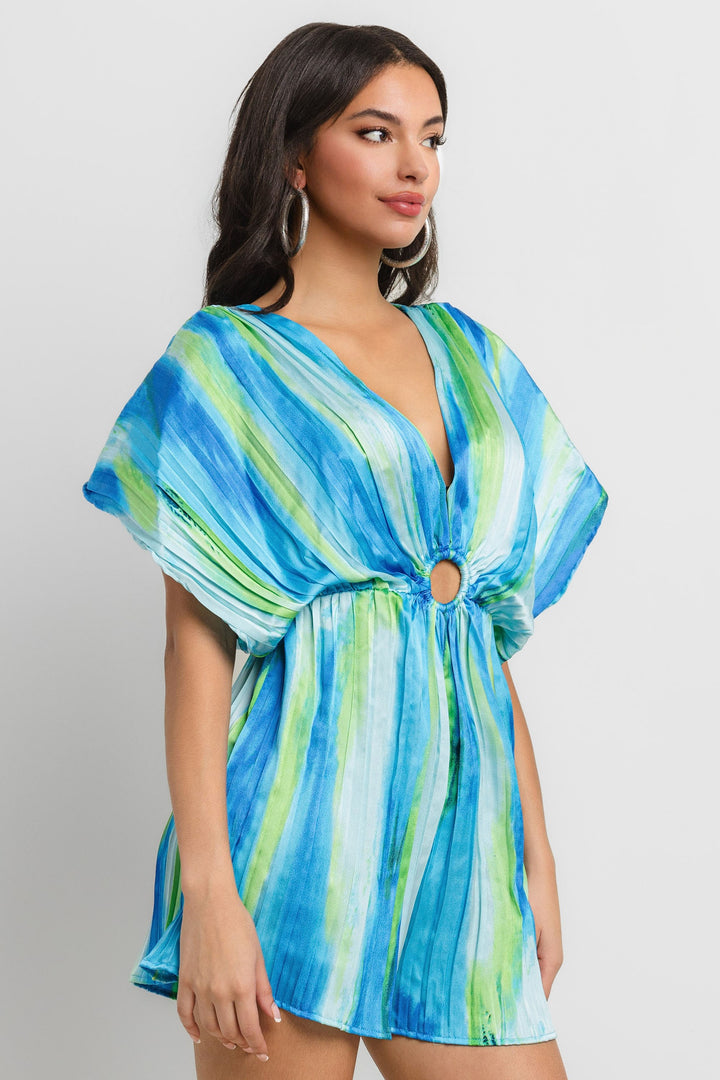 ALOHA SATIN JUMPSUIT