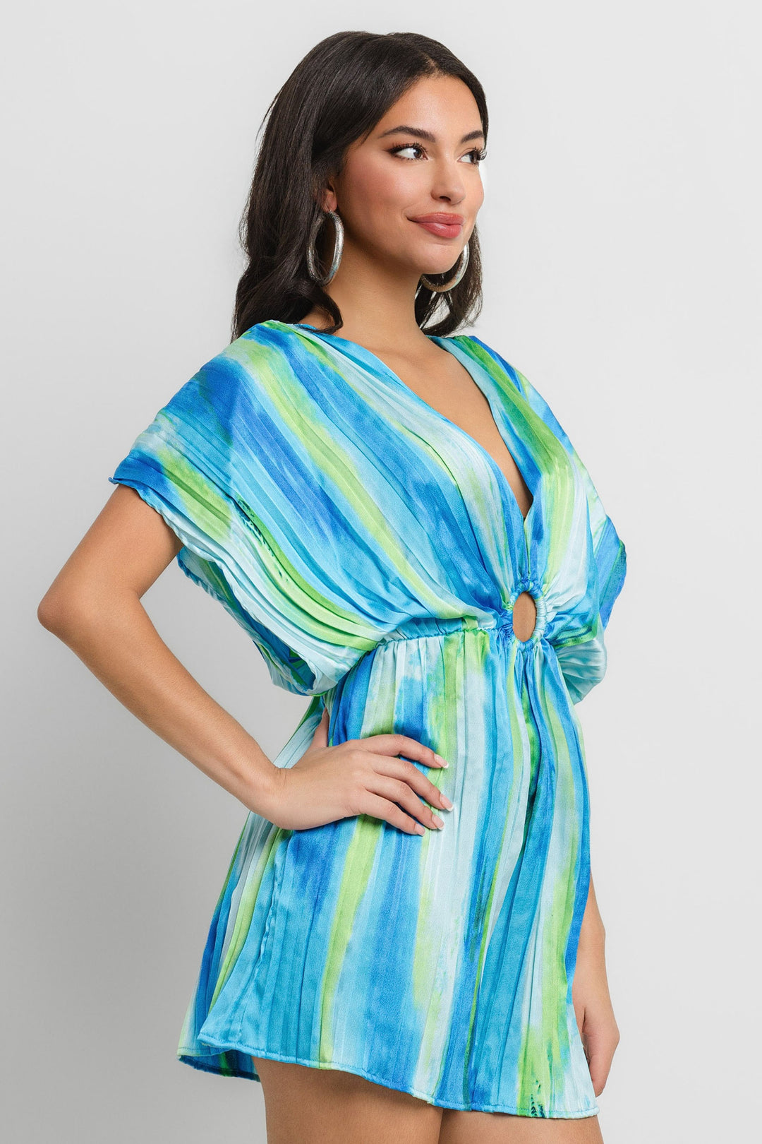 ALOHA SATIN JUMPSUIT