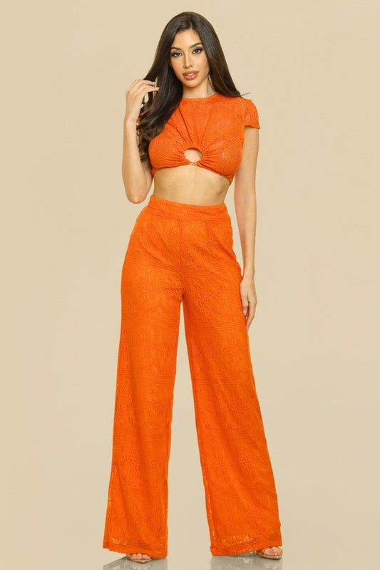 TOP AND LONG PANT SET