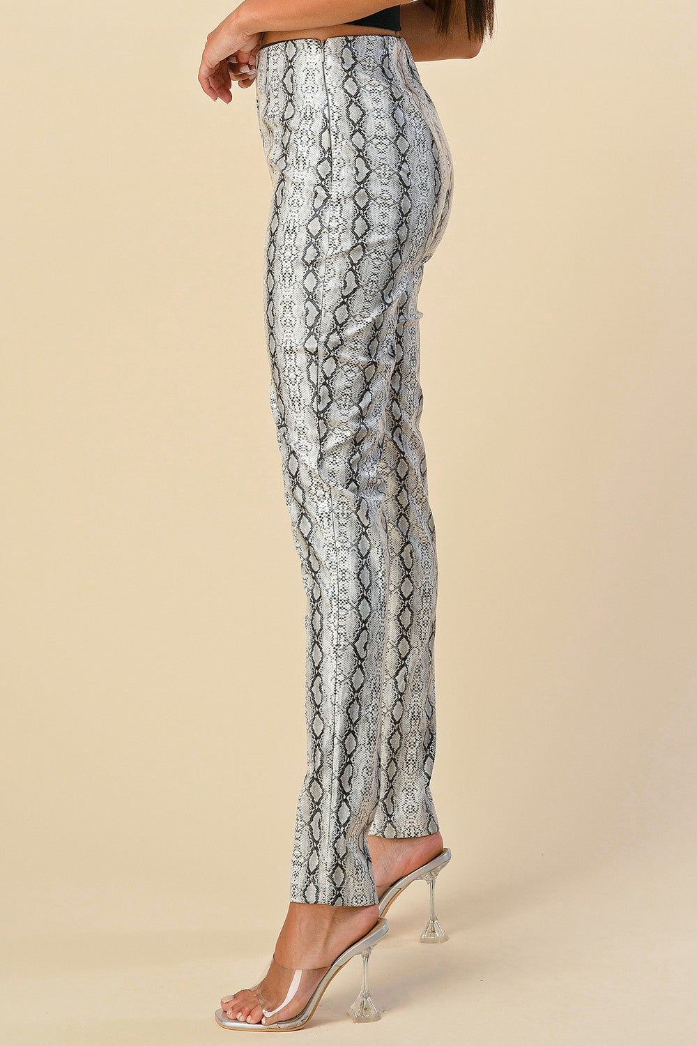 SNAKE PRINT PANTS