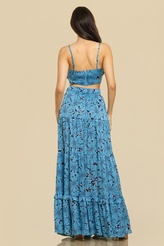 PRINTED MAXI SKIRT SETS