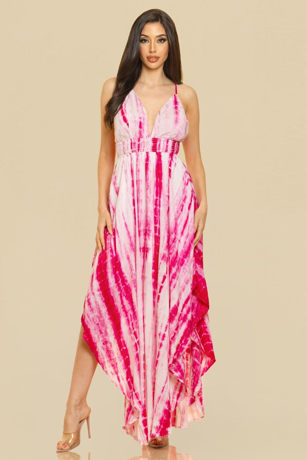 TIE DYE MAXI DRESS