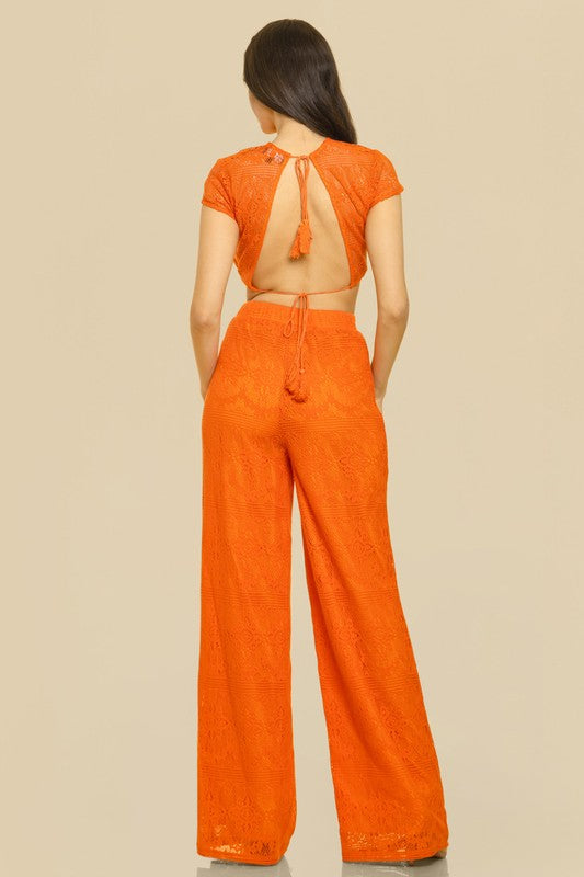 TOP AND LONG PANT SET